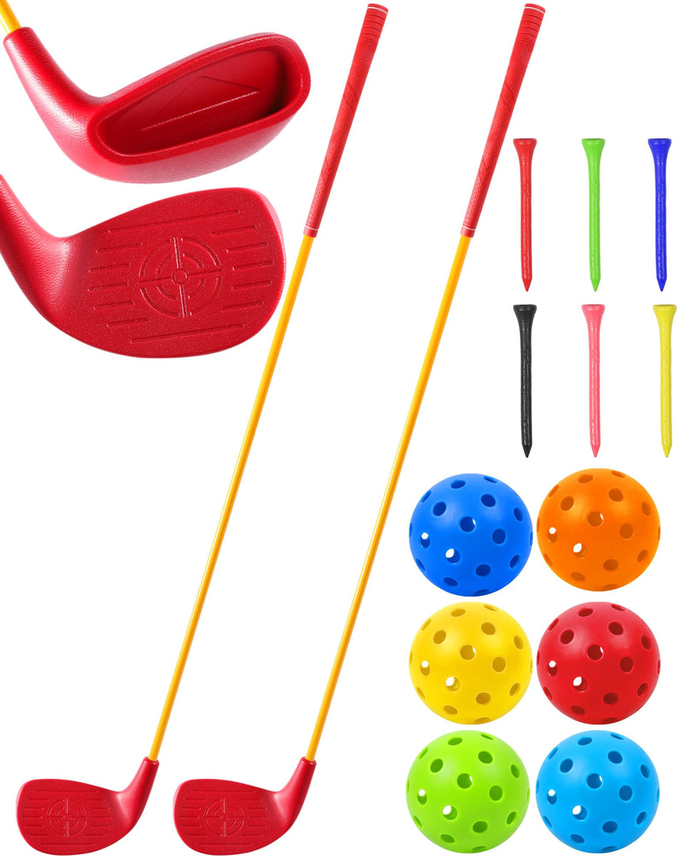 HOTWIND backyard golf clubs with oversized heads for easier swings on grass