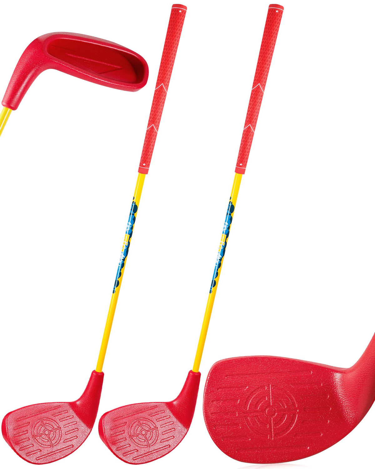 HOTWIND backyard golf clubs with oversized heads improve easy contact on grass