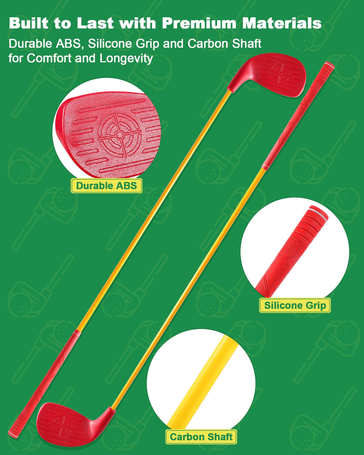 HOTWIND plastic clubs deliver durable, safe outdoor play with ABS construction.