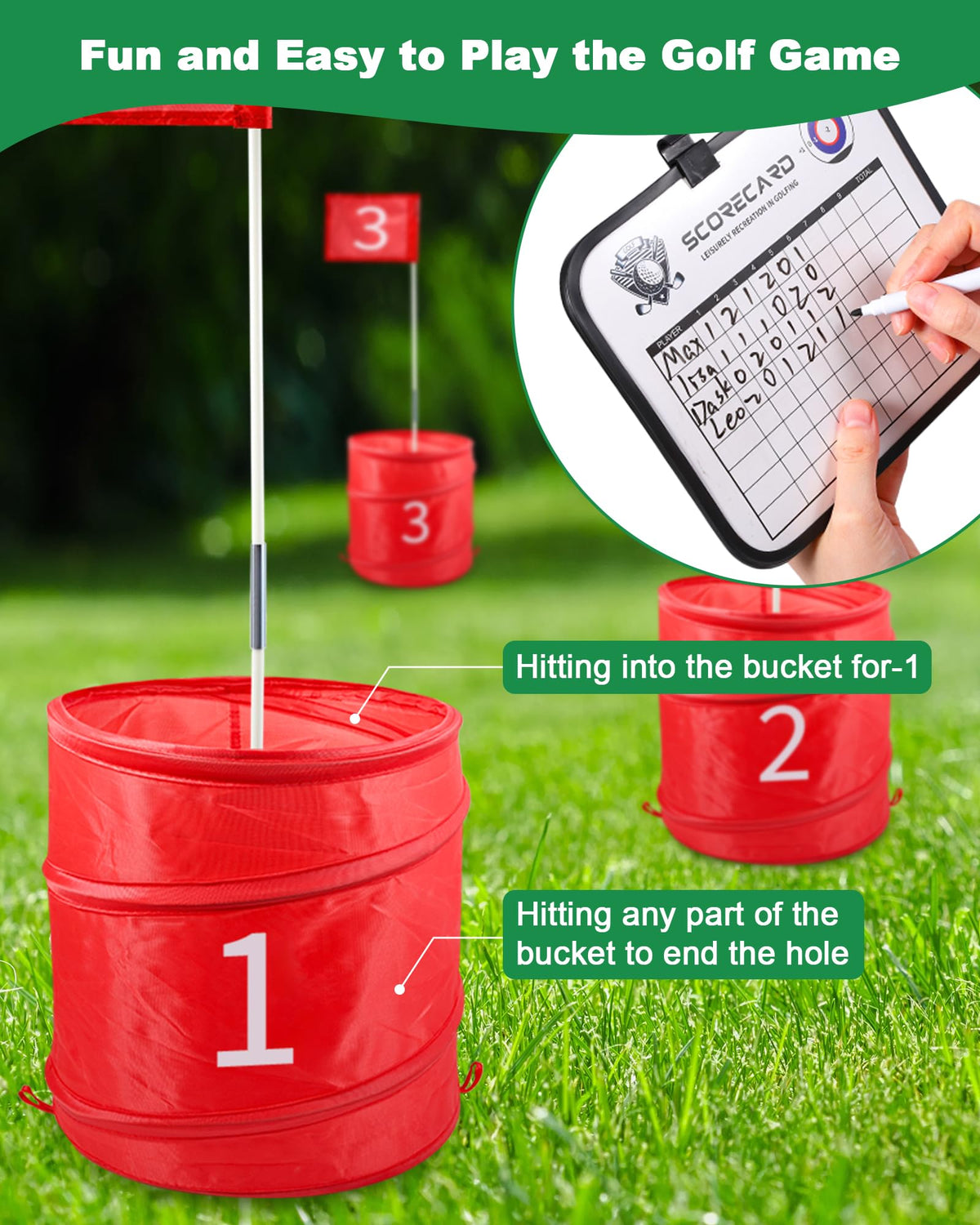 HOTWIND Portable storage bag keeps the golf game organized for travel