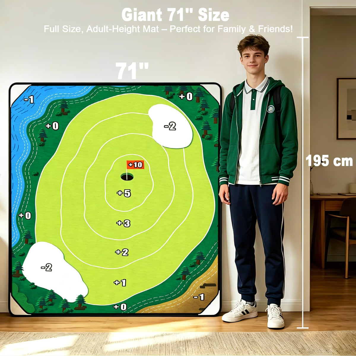 HOTWIND realistic course side with scoring zones for practice