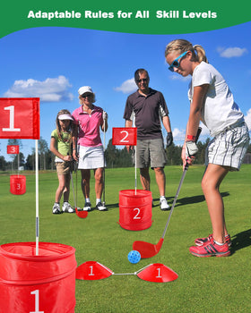 Hotwind safe versatile outdoor golf game for yards and parks.