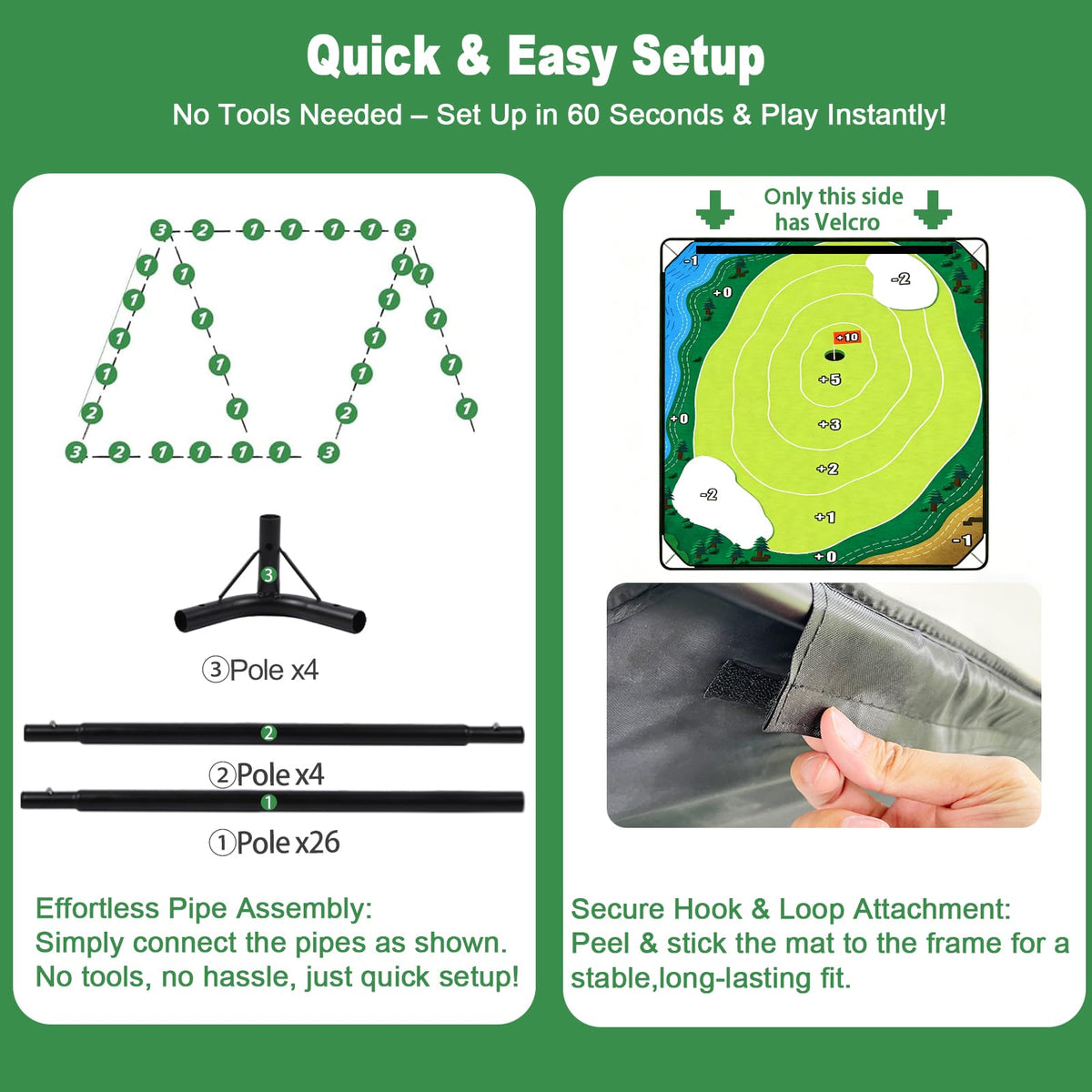 HOTWIND tool-free setup highlights quick, durable assembly
