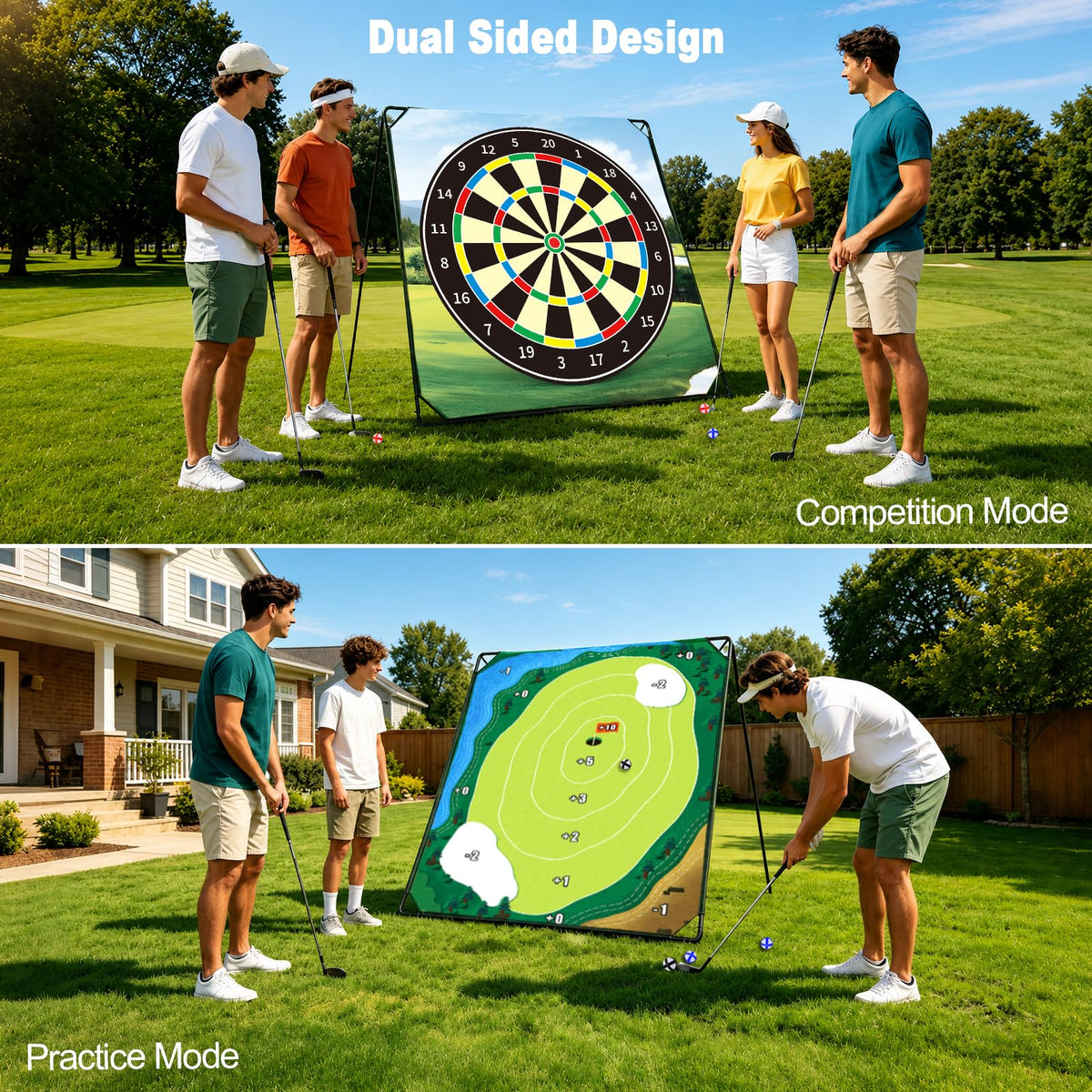 HOTWIND two-sided mat with hook-and-loop attachment for quick secure setup