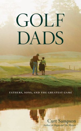 Houghton Mifflin Harcourt Golf Dads book cover, featuring father-son golf stories and memorable game moments