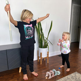 House of Marbles family playtime with wooden mini golf set evokes nostalgia