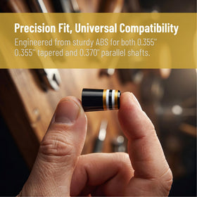HAUSEE ferrules for parallel tips in gold provide versatile club upgrades.