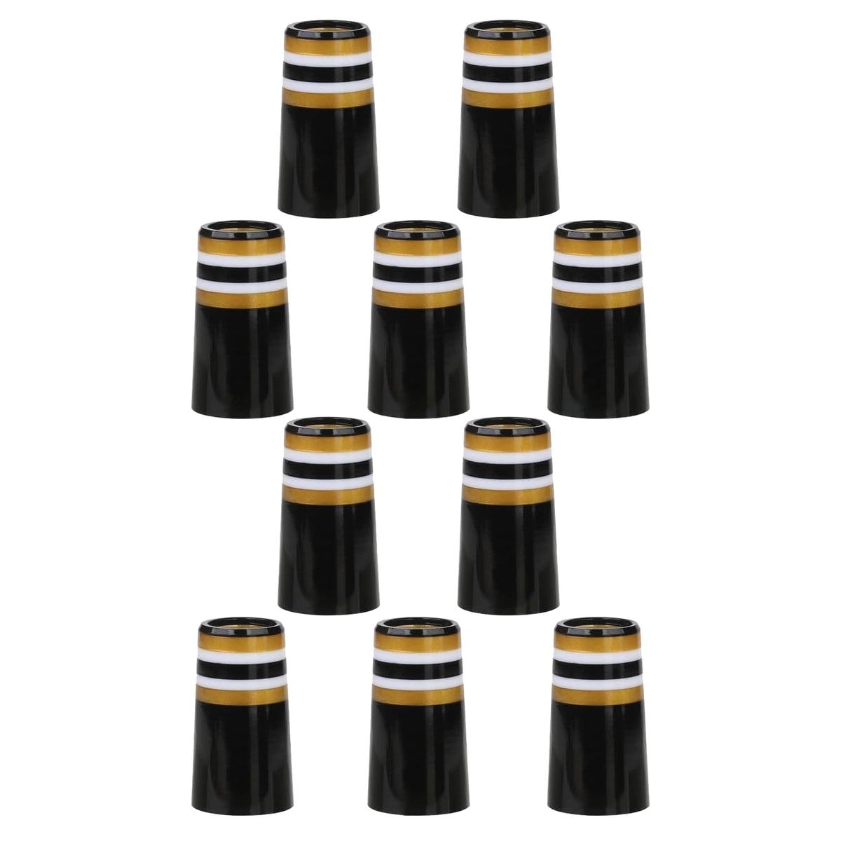 HAUSEE Golf Builder ferrules for taper tips in gold offer secure fit.