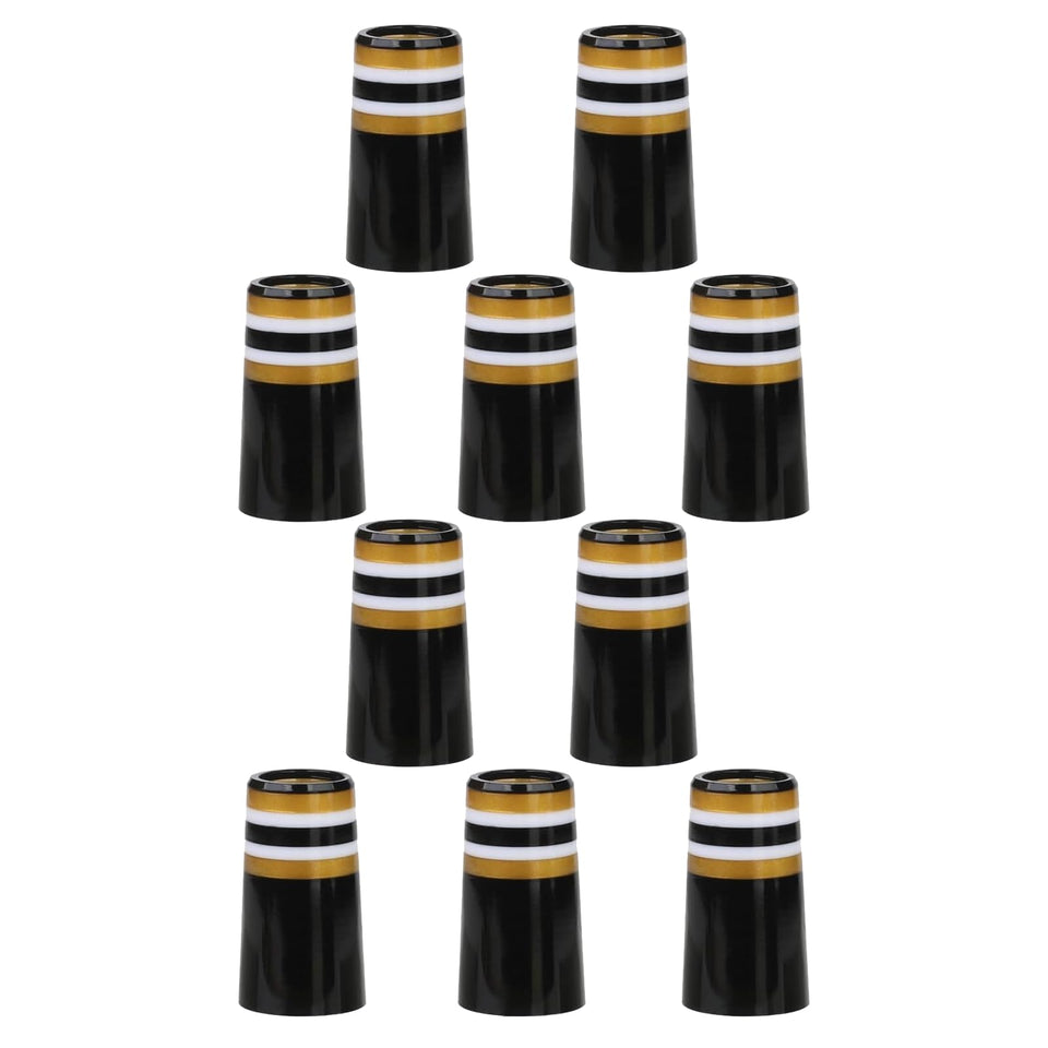 HAUSEE Golf Builder ferrules for taper tips in gold offer secure fit.