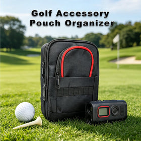 HOUYUKY Golf Pouch stores balls and tees in dedicated slots