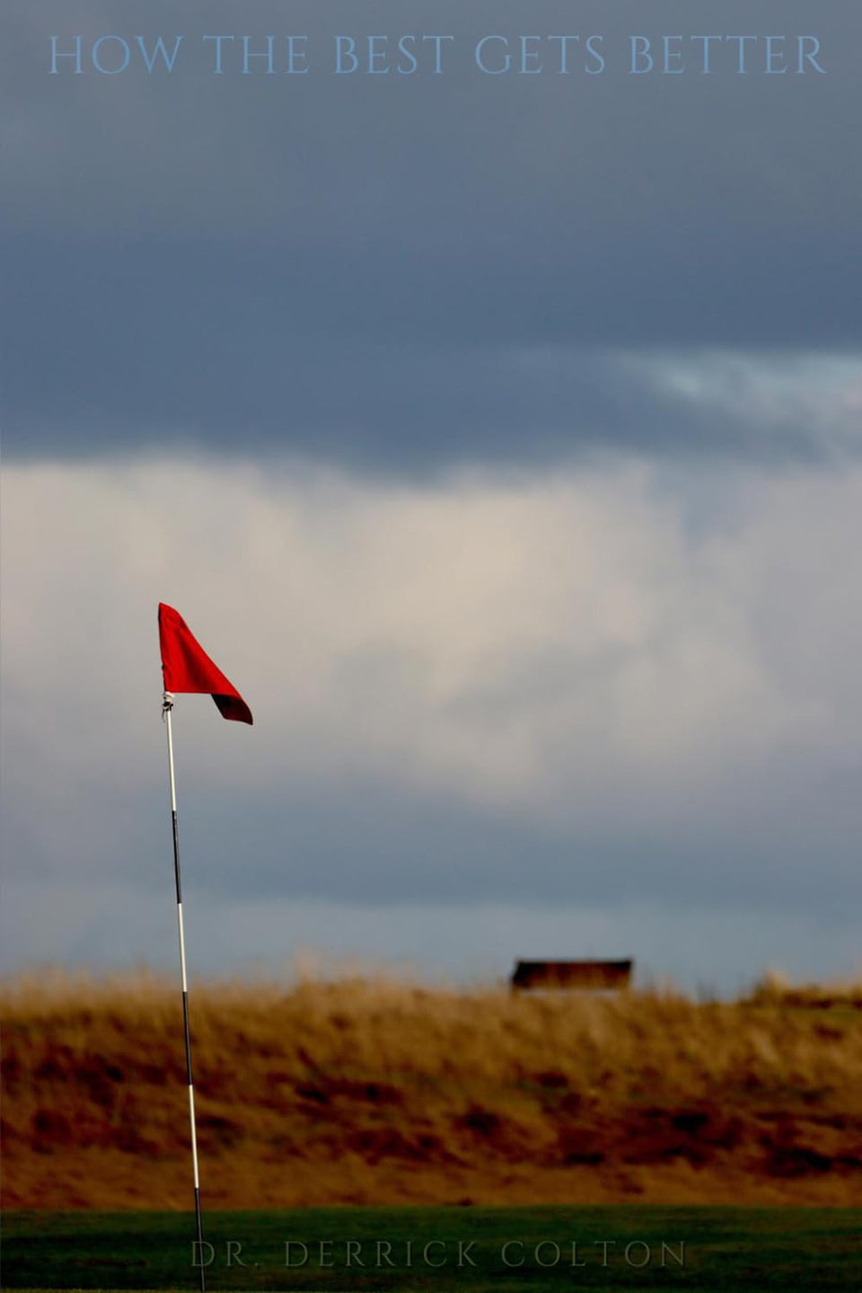 How the Best Gets Better book cover shows Dr. Derrick Colton guiding deliberate golf improvement.