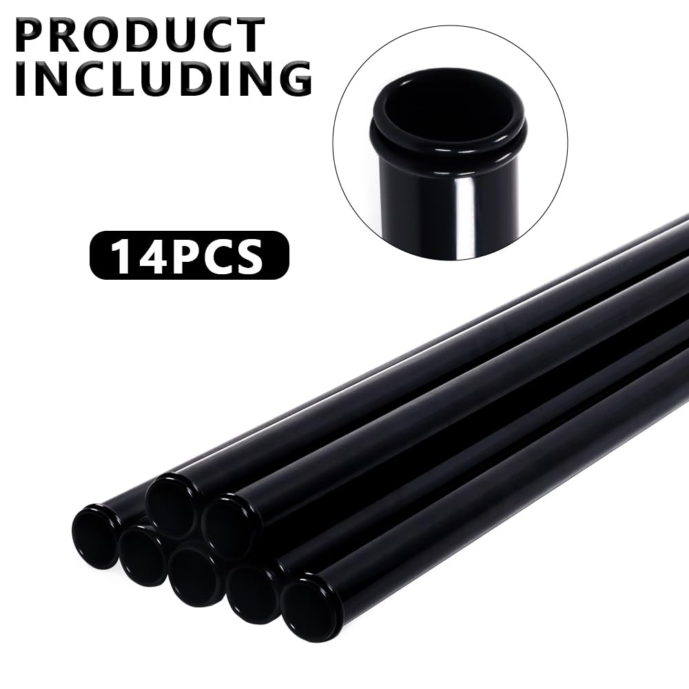 How True golf bag tubes show sturdy plastic construction for reliable protection