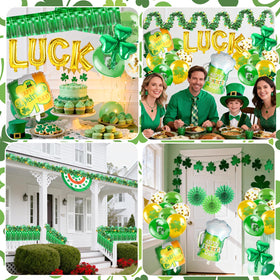 HOWAF Green crepe papers add festive texture and depth