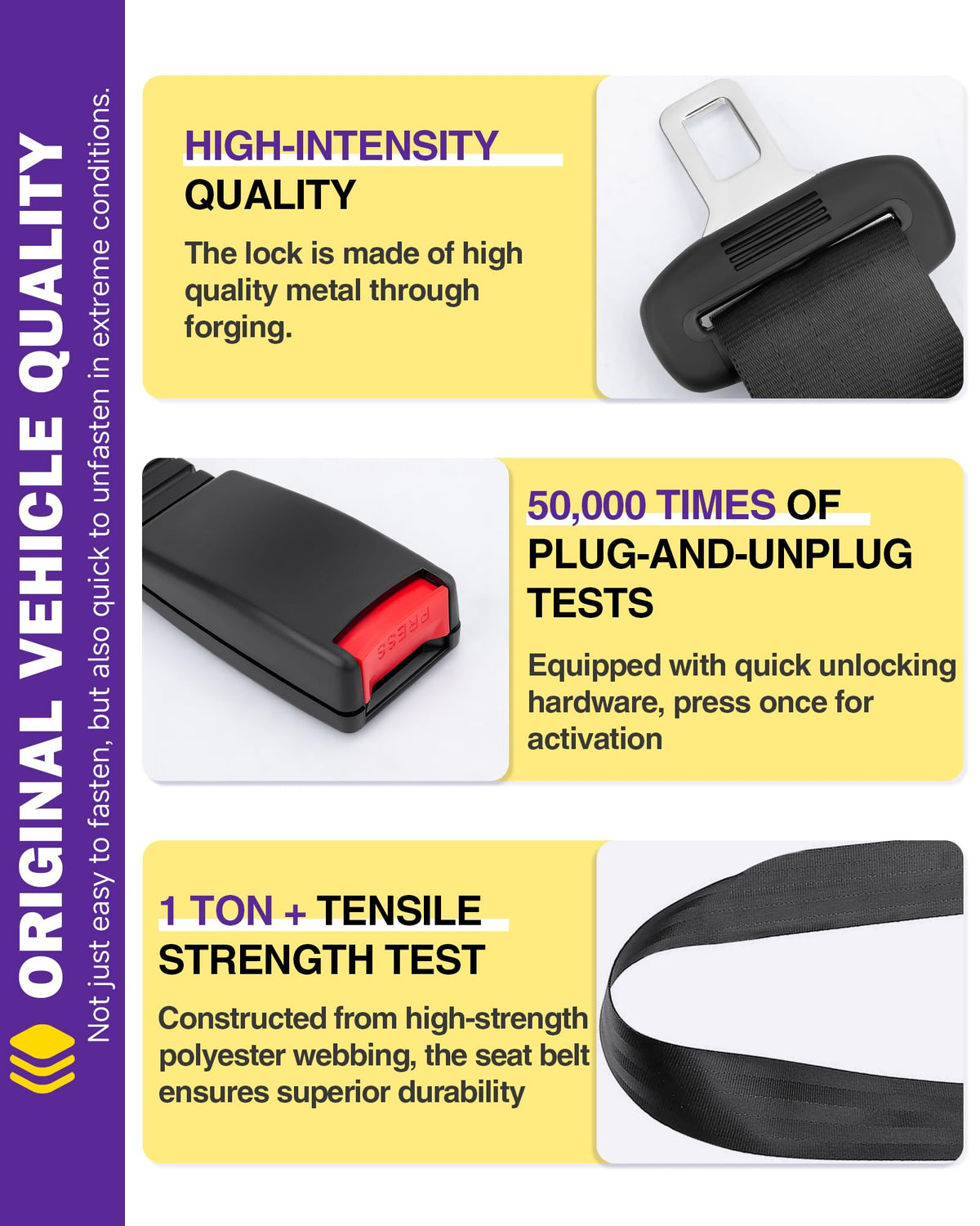 HOWBOW adjustable-length belts extend comfort for riders of different sizes