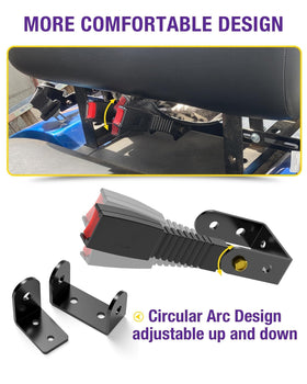 HOWBOW bracket kit installs without drilling on Club Car DS