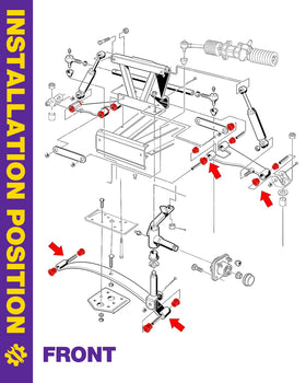HOWBOW grease pack helps proper lubrication during installation.
