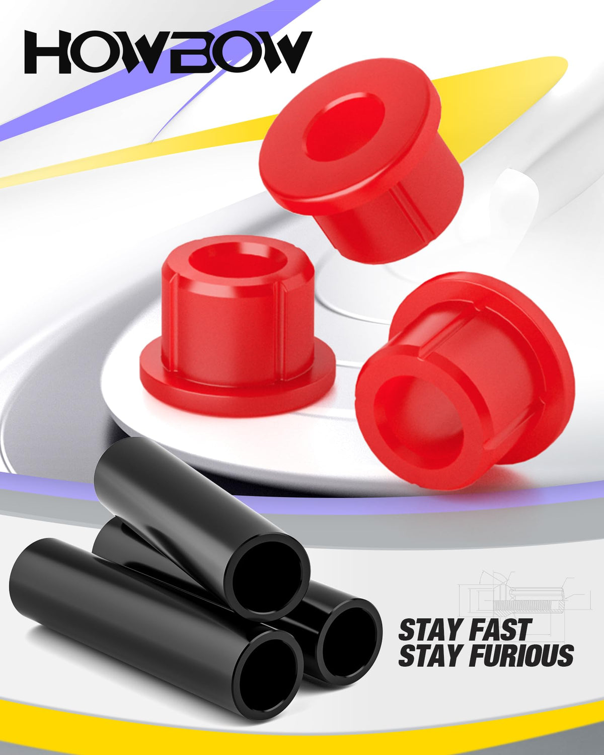 HOWBOW assembly kit with screws and grease supports reliable maintenance.