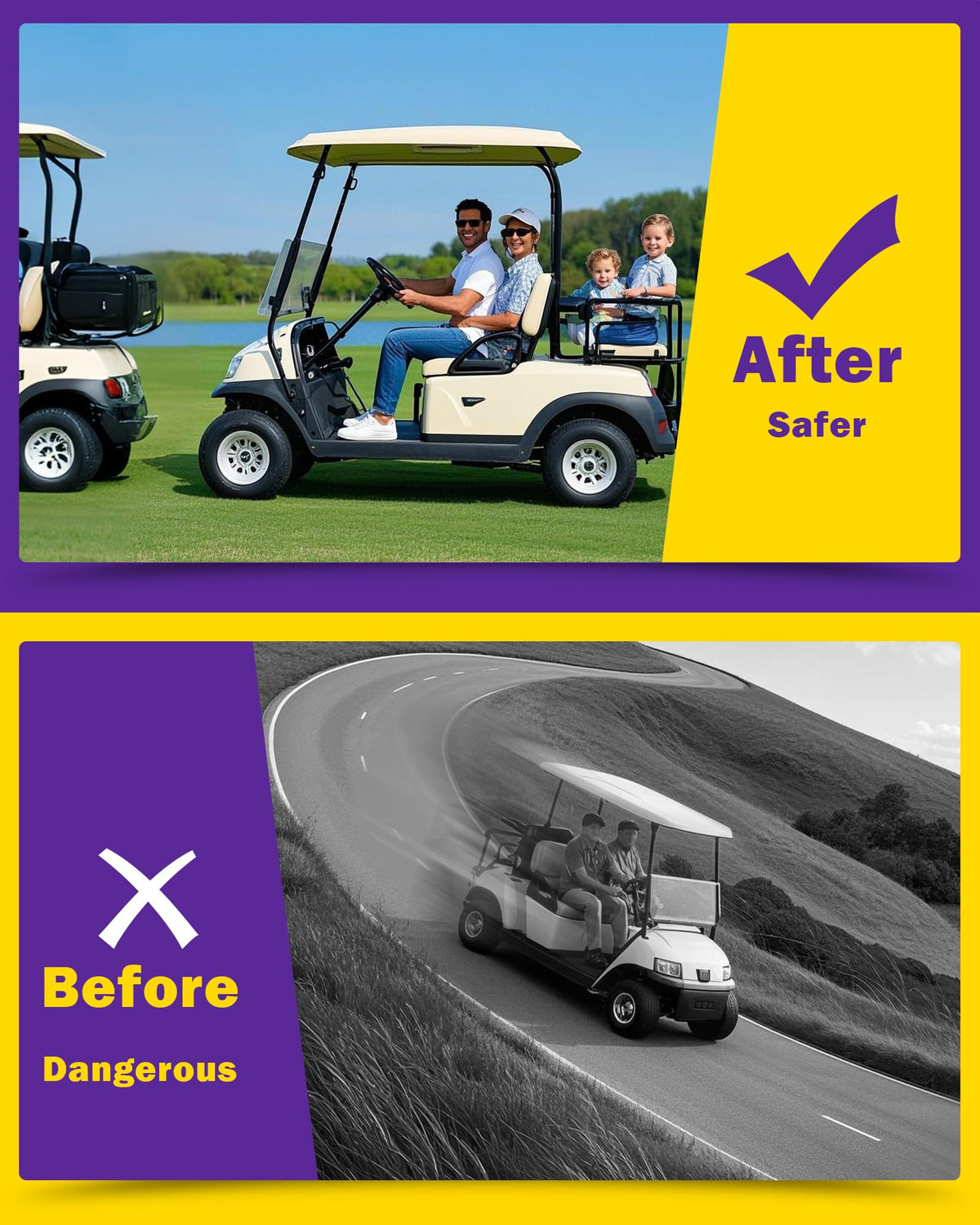 HOWBOW EZGO kit internal parts reveal high-quality ASTM steel springs and reliable hardware.