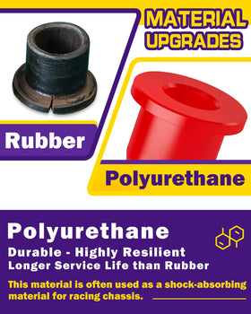 HOWBOW Ezgo RXV polyurethane bushing kit with hardware included.