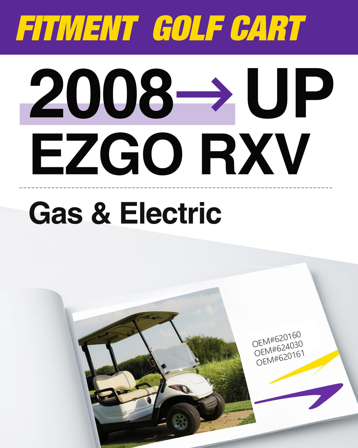 HOWBOW EZGO RXV leaf spring bushings reduce metal contact for quieter operation.