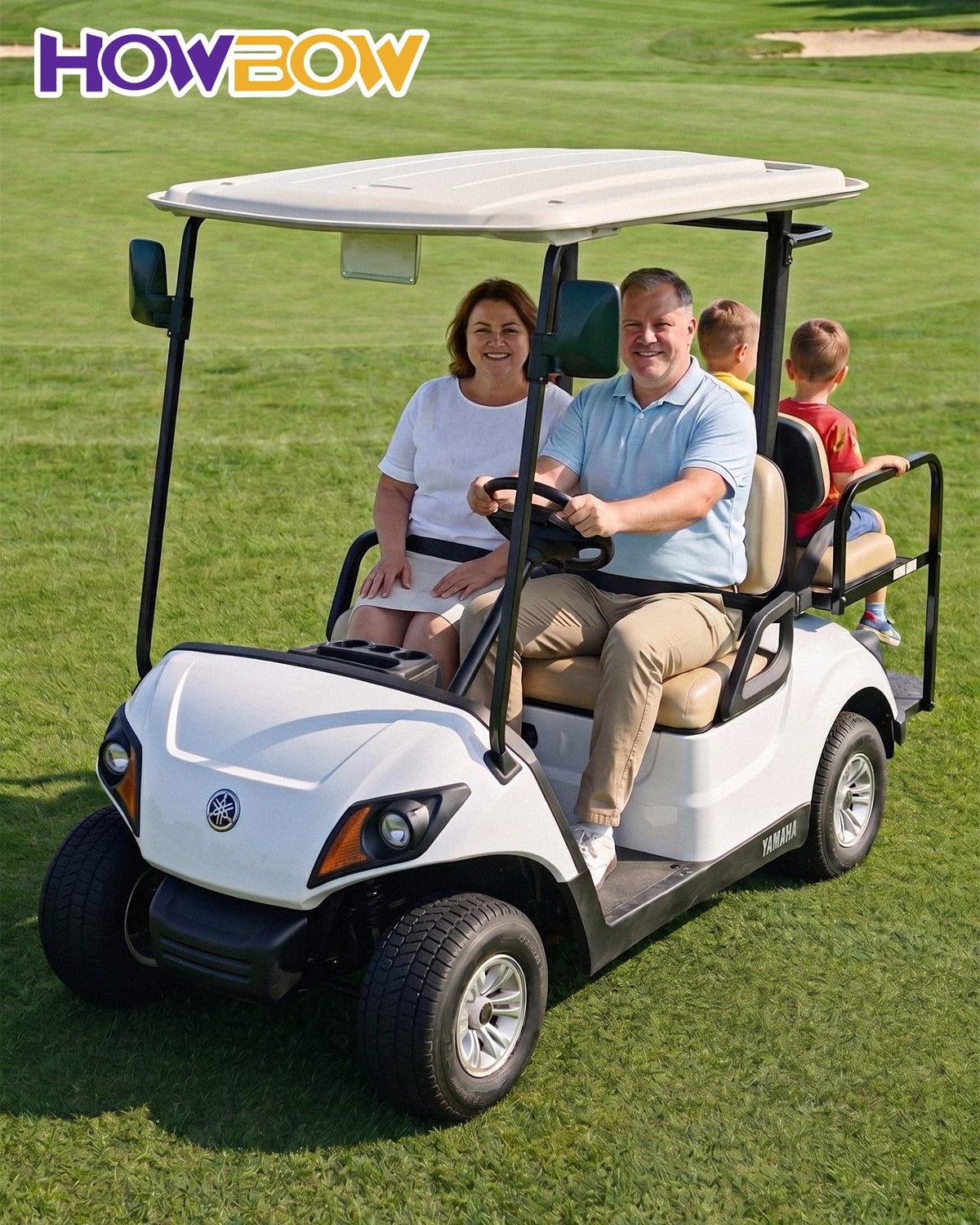 HOWBOW four-seat belts fit 2+2 configurations for passengers
