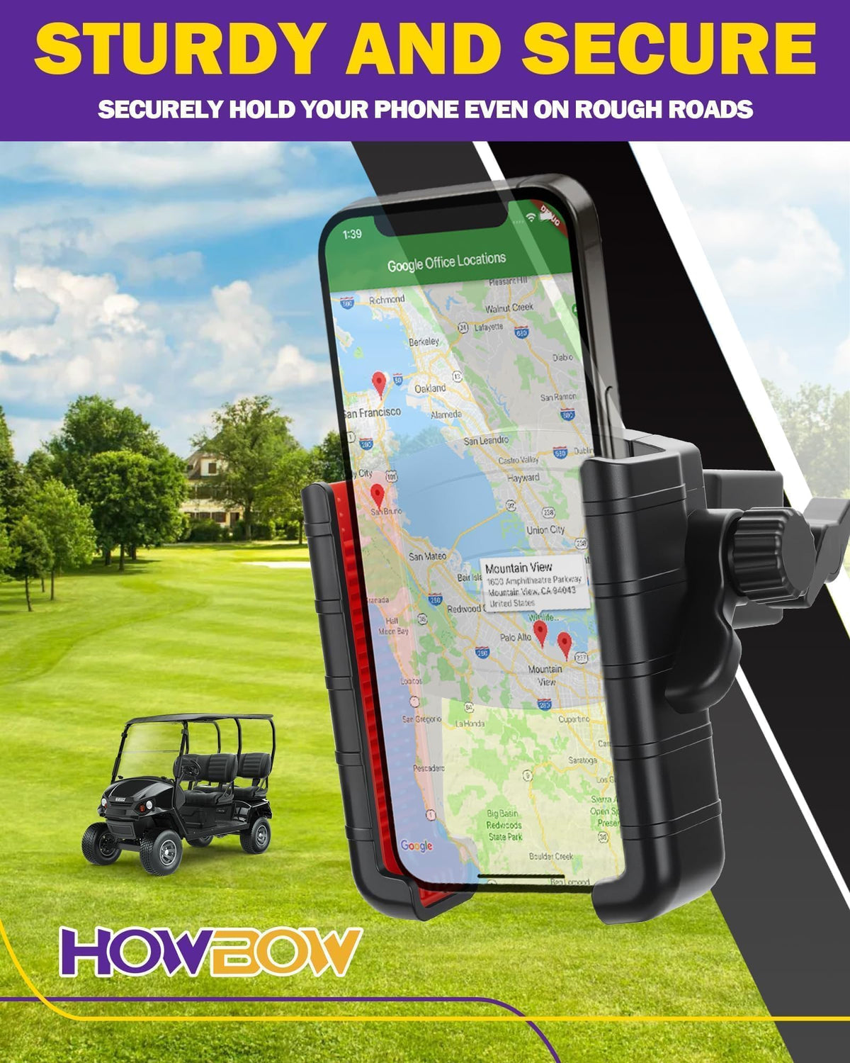 HOWBOW universal compatibility fits iPhone, Samsung, Pixel and more.