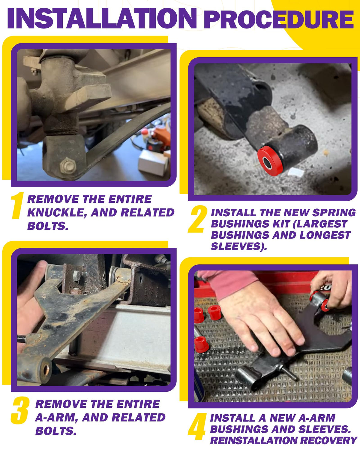 HOWBOW grease included with the kit supports easier installation and lubrication
