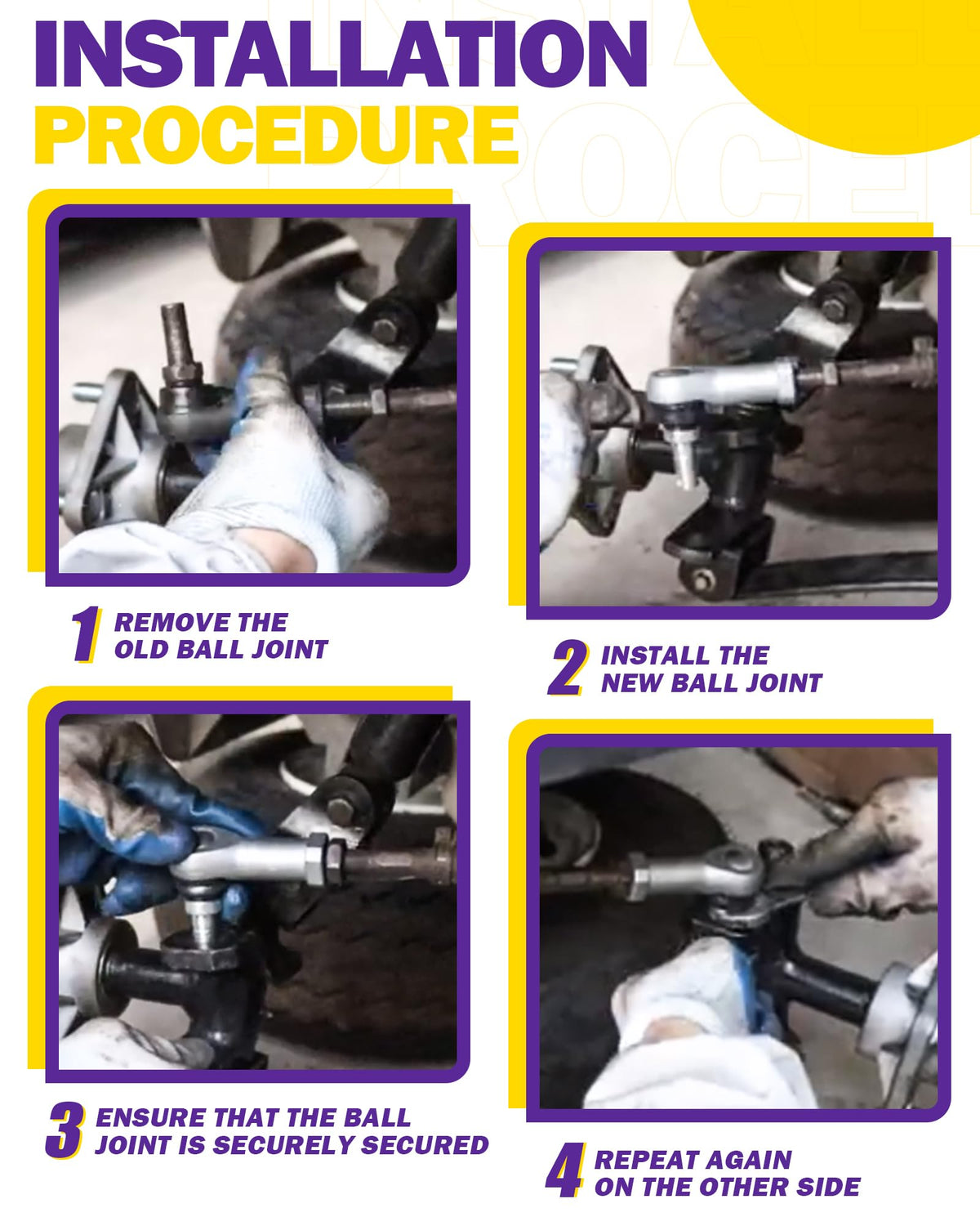 HOWBOW kit includes two ends for both sides of EZGO TXT