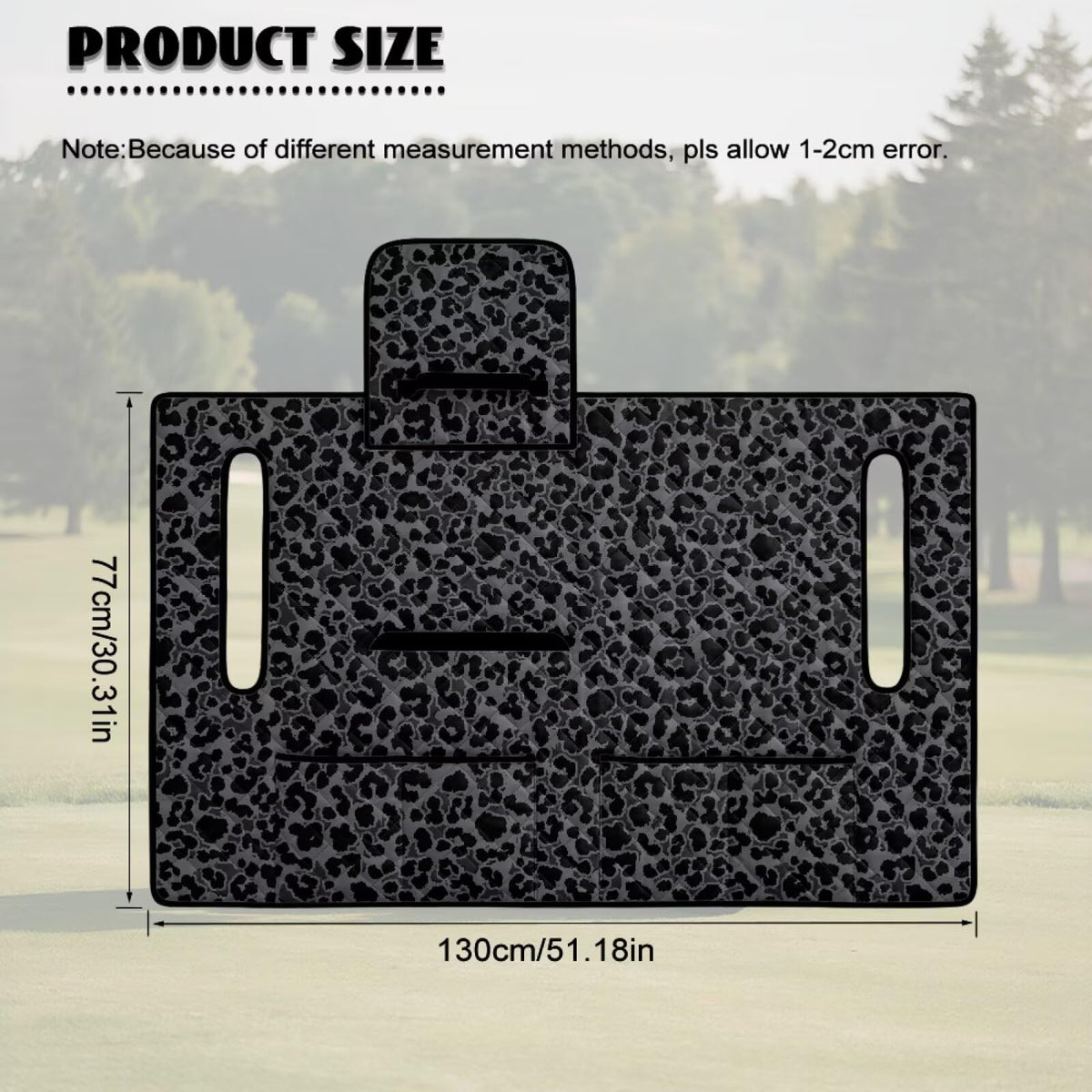 Howilath easy-clean seat cover keeps seats pristine after rounds