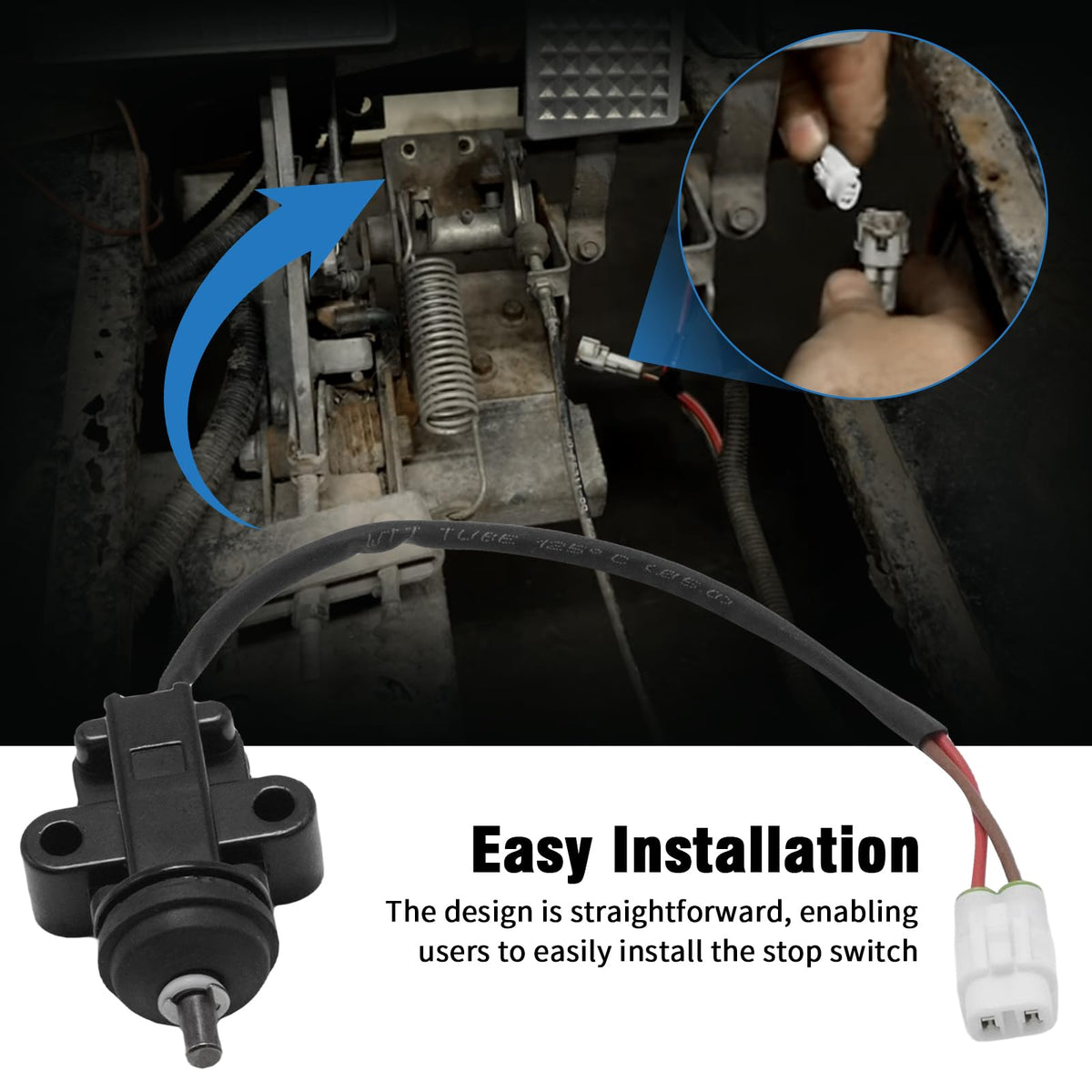 Hoypeyfiy stop switch compatible with gas and electric Yamaha models.