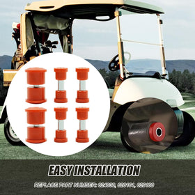 Hoypeyfiy rear leaf spring sleeves 6pcs improve stability and durability.