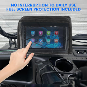 HPEVA scratch-dust-resistant cover preserves touchscreen clarity during use.