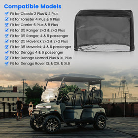 HPEVA waterproof screen cover protects against rain and dust during rides.
