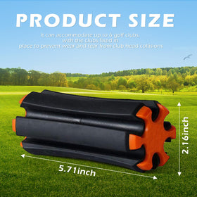 HPLSZCN golf-club-holder-durable ABS+PET construction.