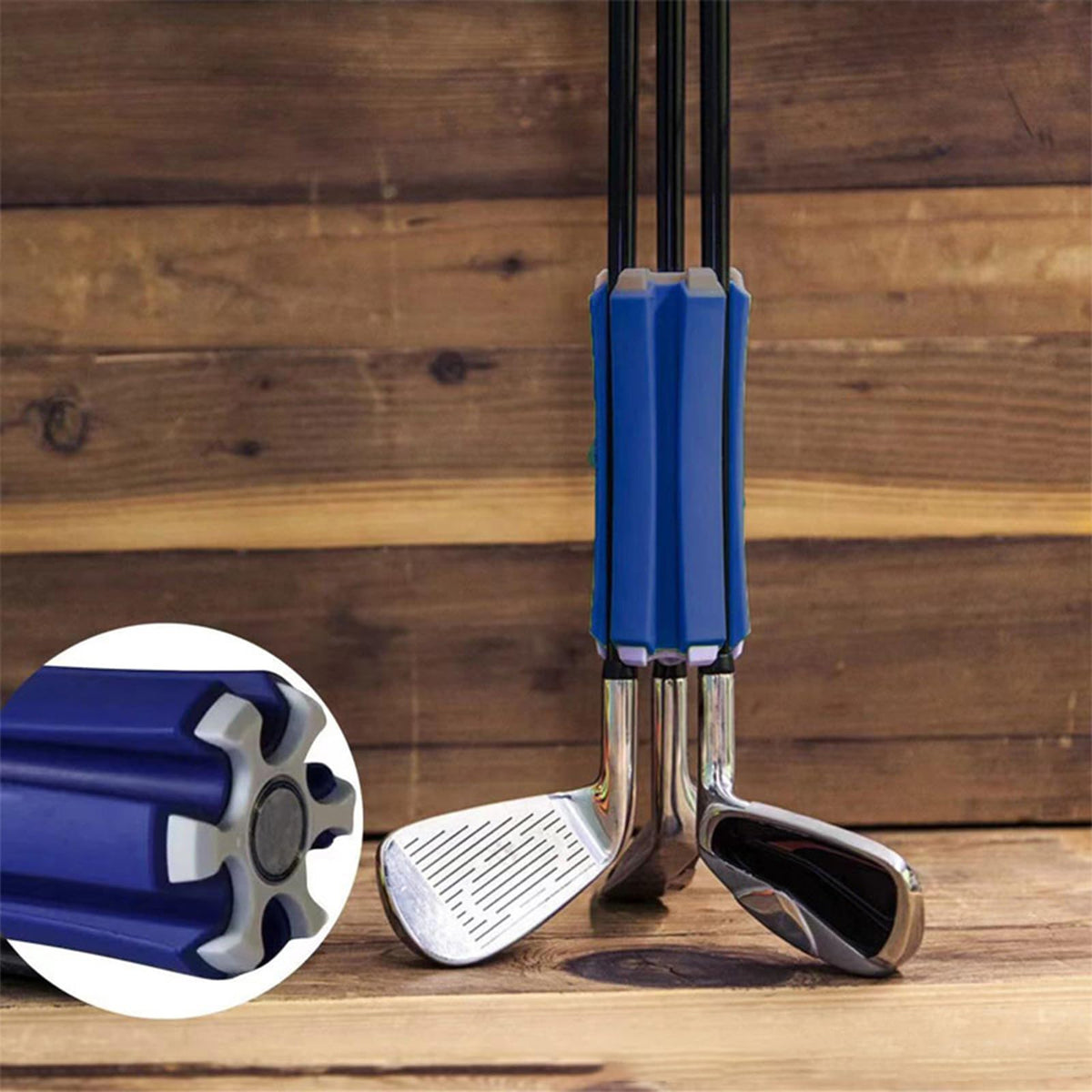 HPLSZCN golf-club-holder-no-assembly saves time before play.