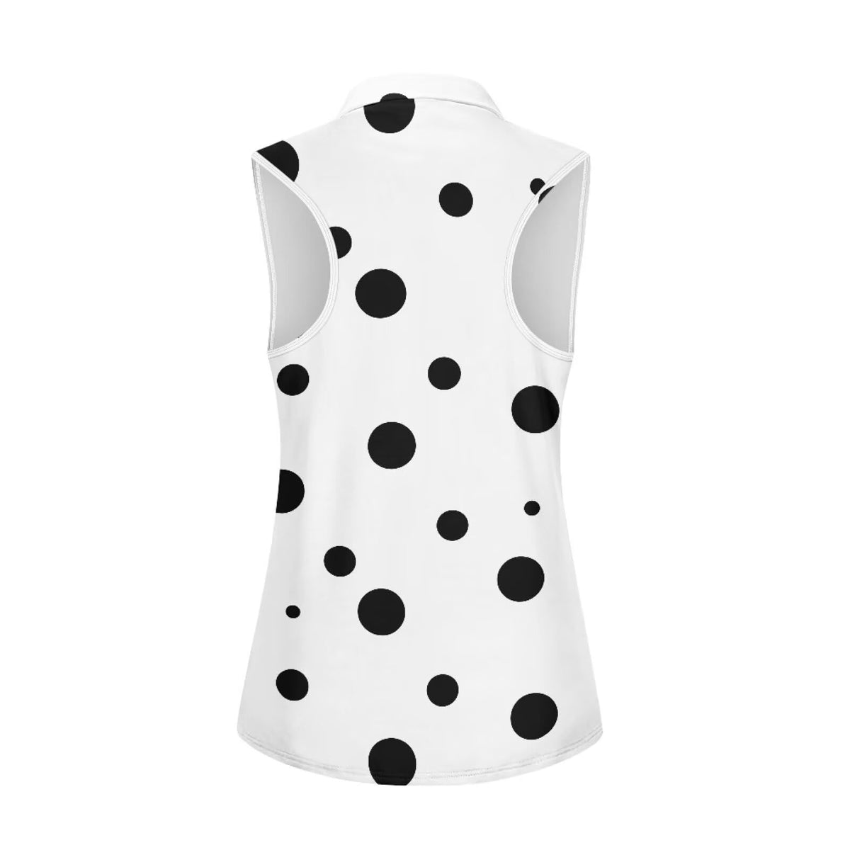 Hresuewn sleeveless V-neck top highlights shoulders for a comfortable swing