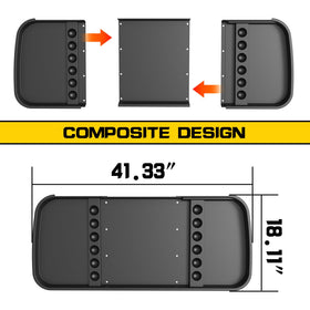HSUTVXPRO Supports up to 55 lbs of gear for golf cart use