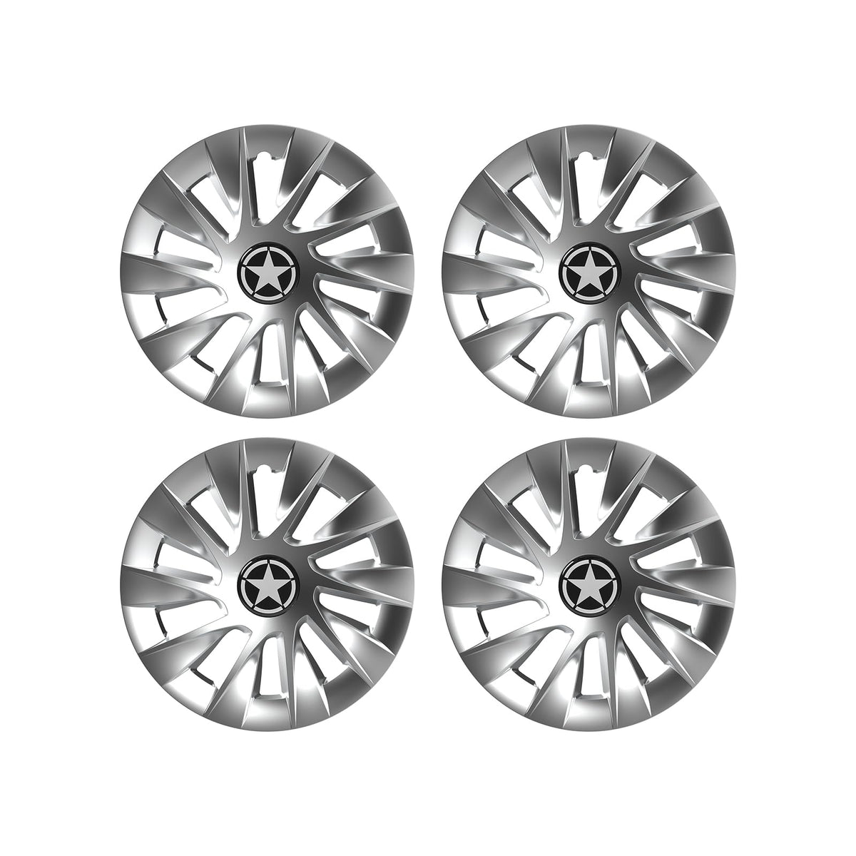 HSUTVXPRO snaplock installation hub cap demonstrates quick tool-free upgrade