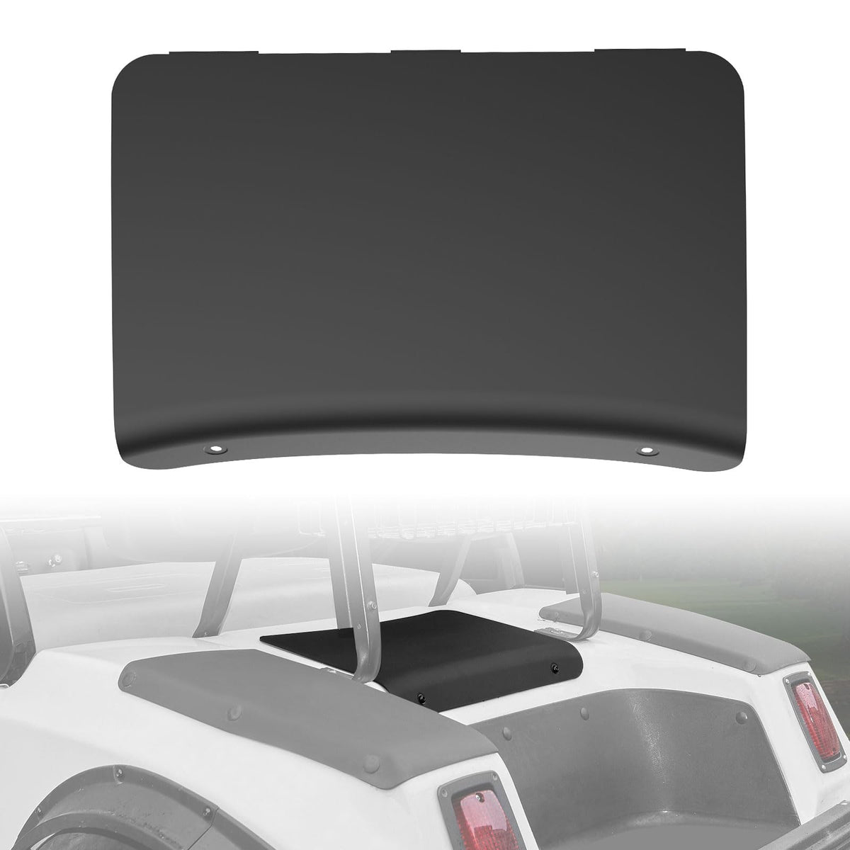 HSUTVXPRO access panel on Club Car DS showing OEM-fit compatibility.