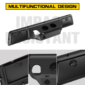 HSUTVXPRO anti-rust dash tray emphasizes durable ABS surface resisting UV and weather exposure.