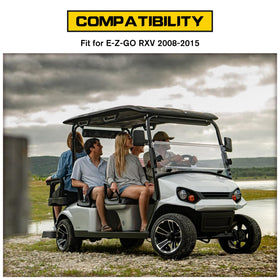 HSUTVXPRO flush-fit panel delivering a clean chassis on EZGO RXV