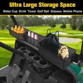 HSUTVXPRO heavy-duty black metal construction ready for daily golf cart use.