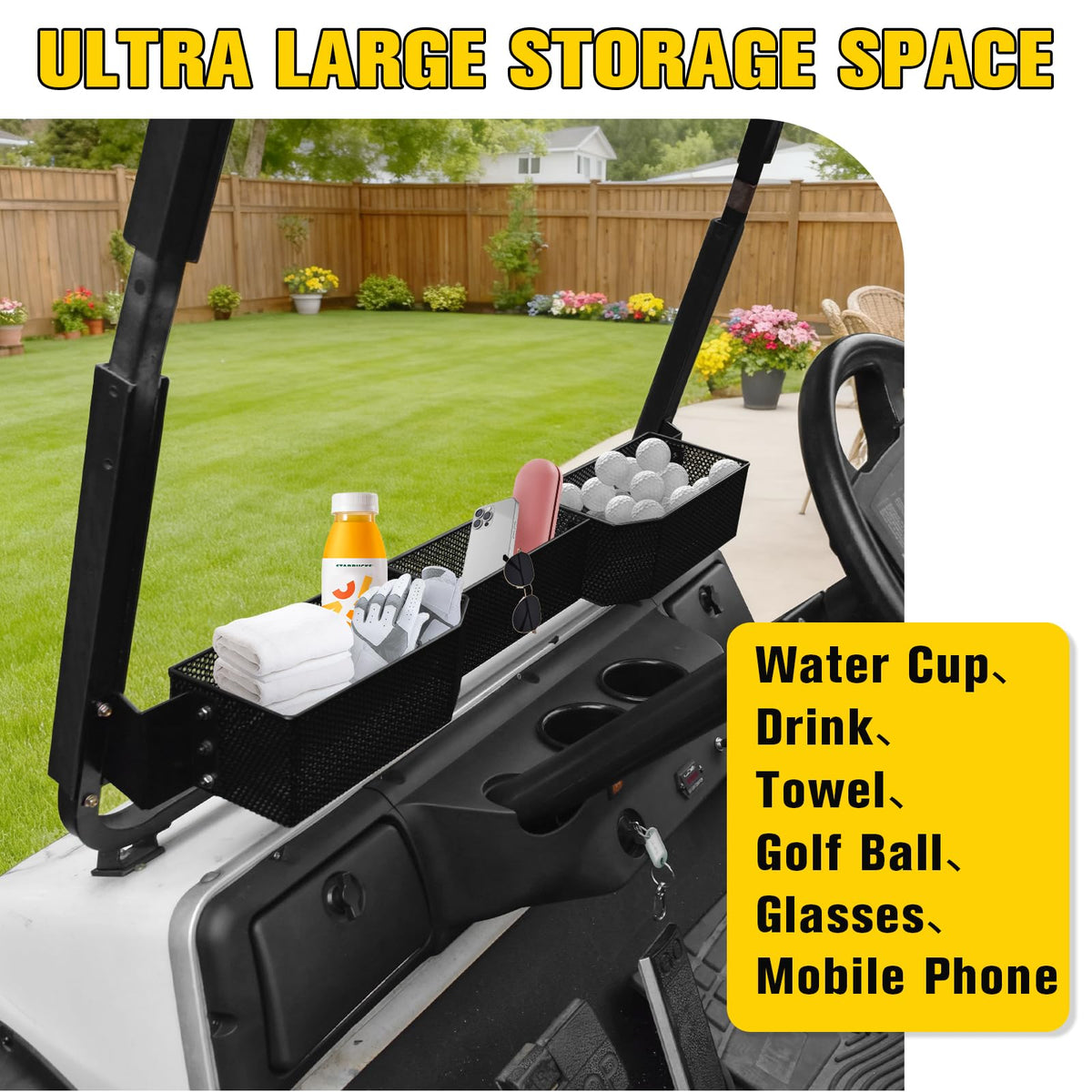HSUTVXPRO heavy-duty metal construction offers durable, rust-resistant storage