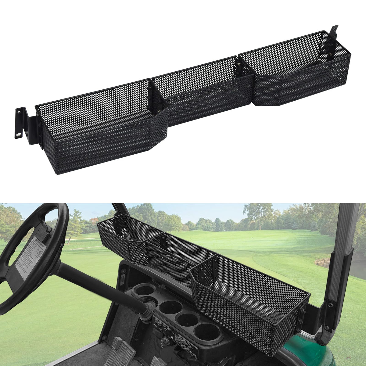 HSUTVXPRO inner front storage basket for Yamaha G14-G22 keeps essentials neatly organized.