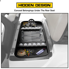 HSUTVXPRO Low-profile design fits under-seat area neatly