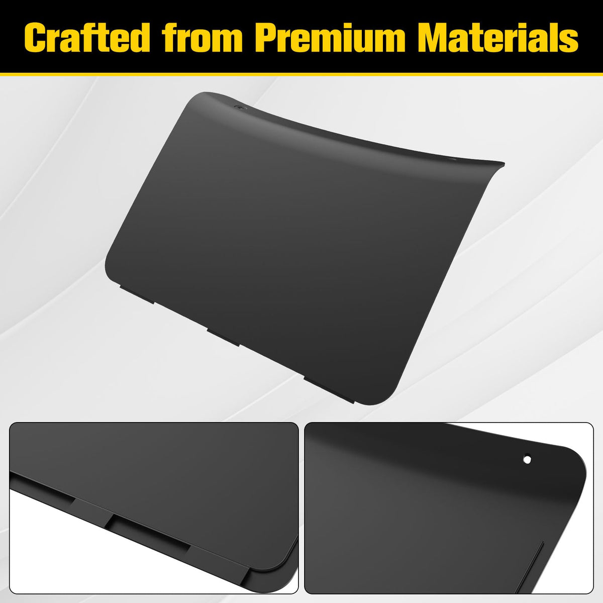 Close-up of PP material highlighting durability and weather resistance.