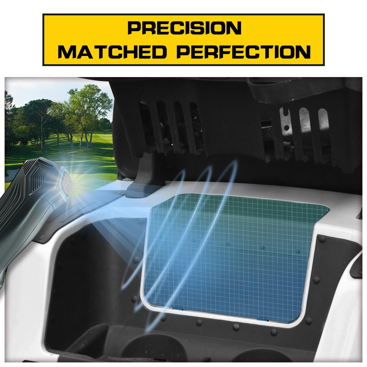 HSUTVXPRO reinforced-edge panel protecting RXV electronics from impacts