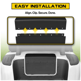 HSUTVXPRO weather-ready panel shielding EZGO RXV electronics from moisture and debris