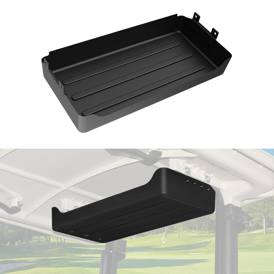 HSUTVXPRO overhead tray front view on Yamaha Drive2 G29 for extra storage