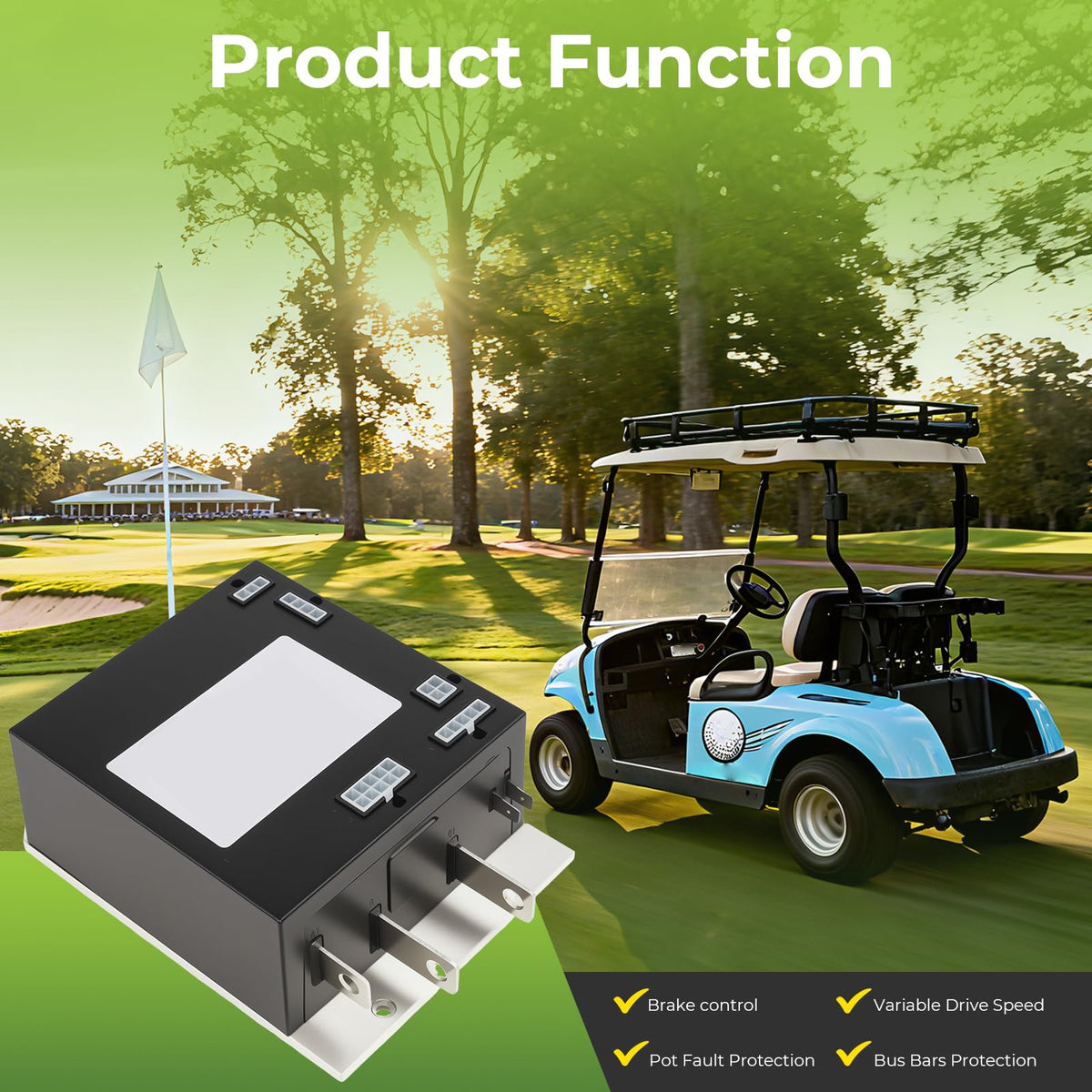 PWM technology inside the controller demonstrating energy efficiency benefits.